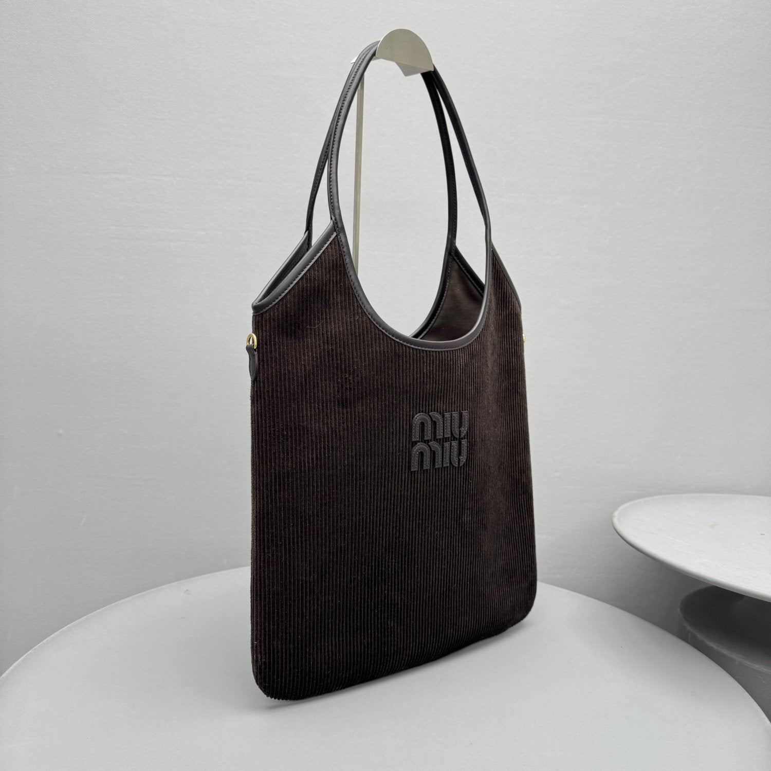 MiuMiu Powder Blue Ivy Suede Bag #382952