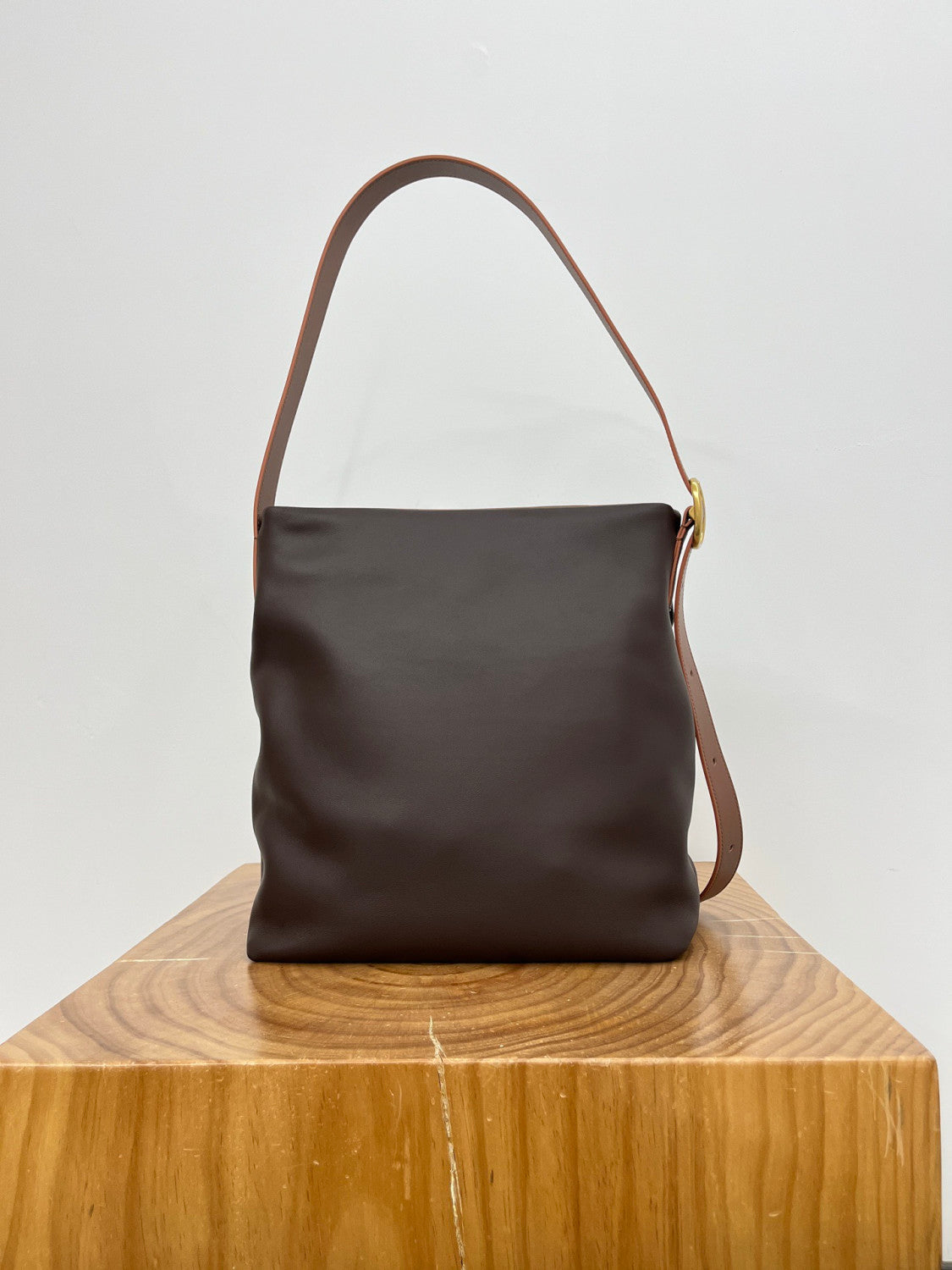 Loewe Draped Tote in Mellow Nappa Lambskin Black #336454