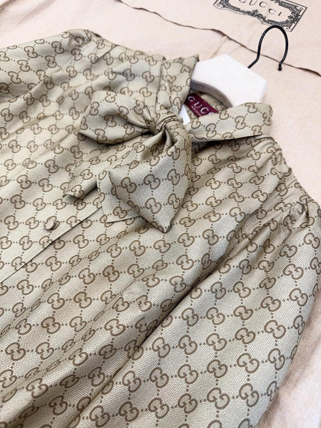 Gucci Women's Silk Ribbon Shirt #333631