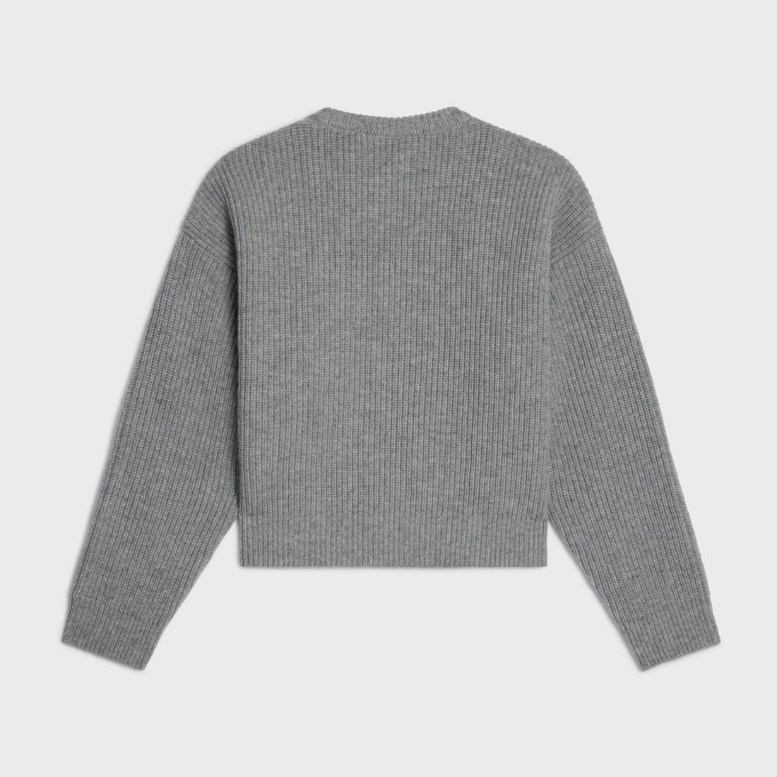 Celine Women's Spring/autumn Fashion Casual Solid Color Loose Logo Knitted Sweater With Round Neck Pullover Sweater #78331