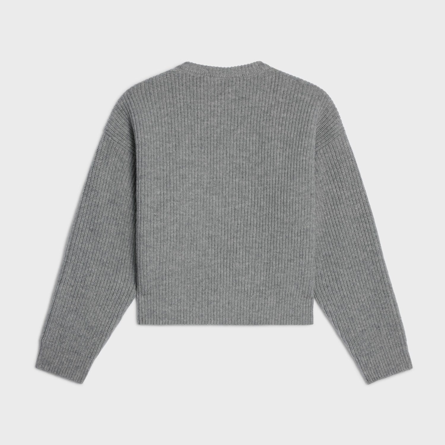 Celine Women's Spring/autumn Fashion Casual Solid Color Loose Logo Knitted Sweater With Round Neck Pullover Sweater #78331