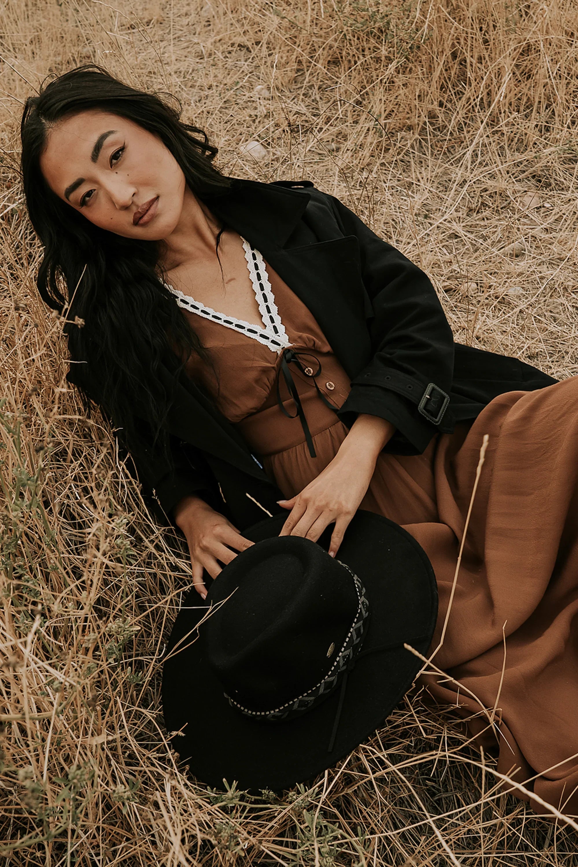 Kaydence Maxi Dress in Brown