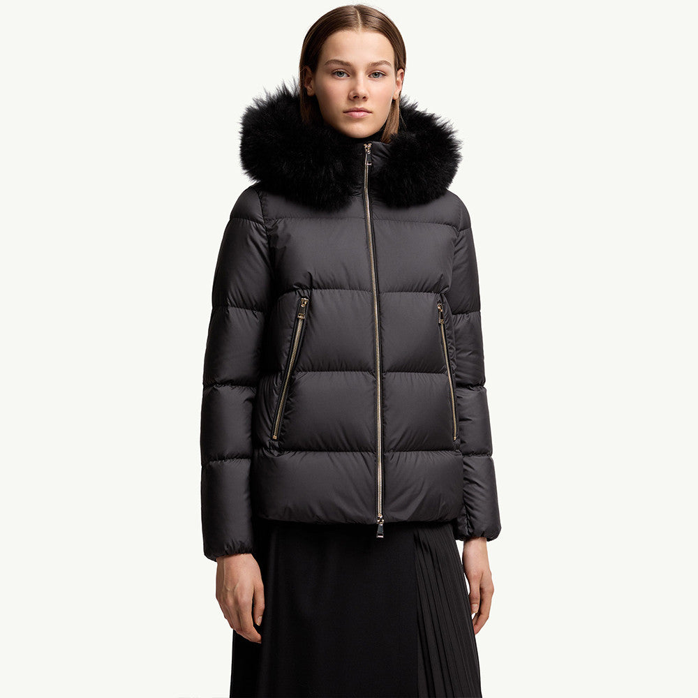 Moncler Laichefur Women's Hooded Short Down Jacket #336080