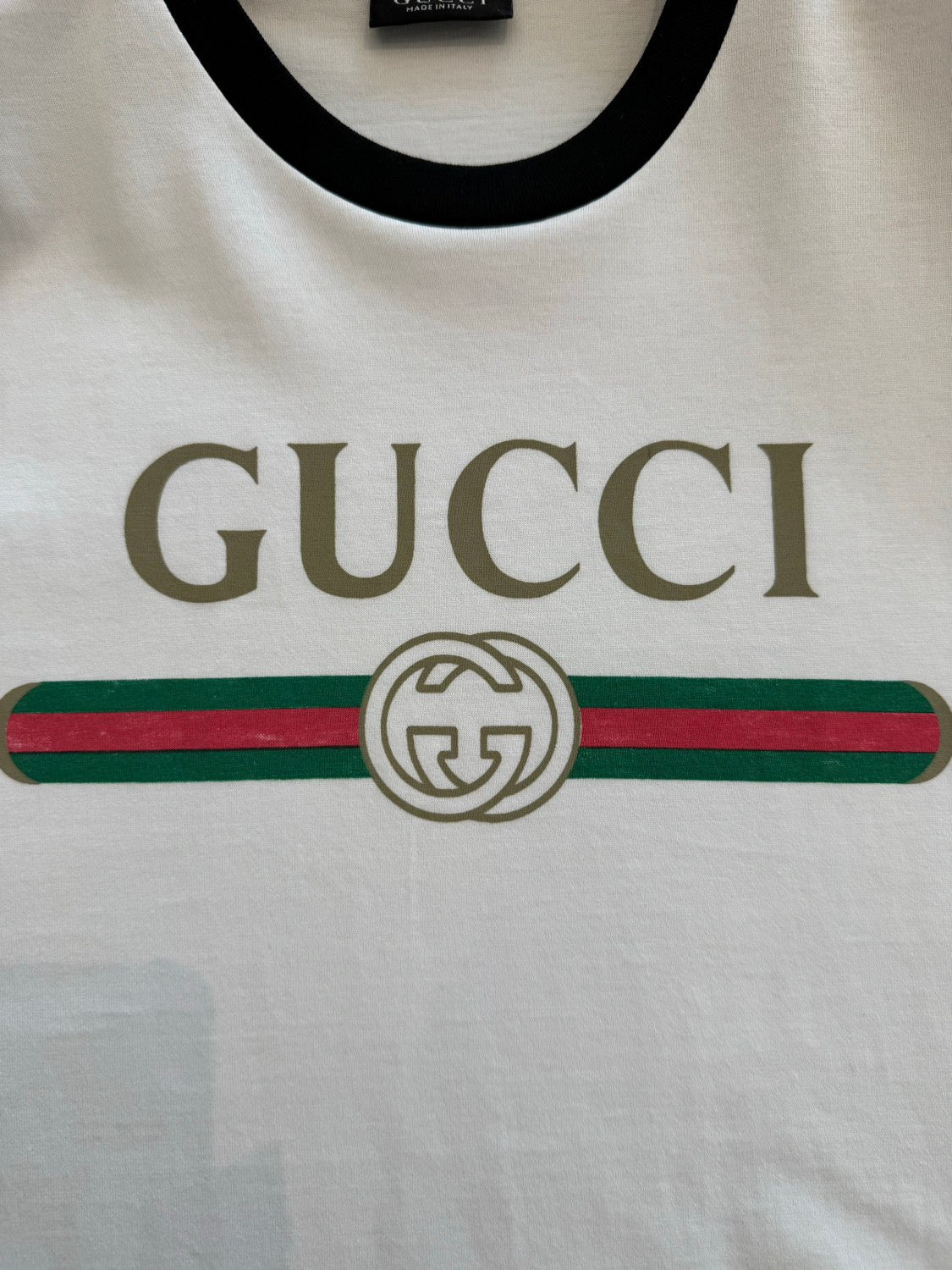 Gucci Cotton Jersey T-shirt With Print #377873