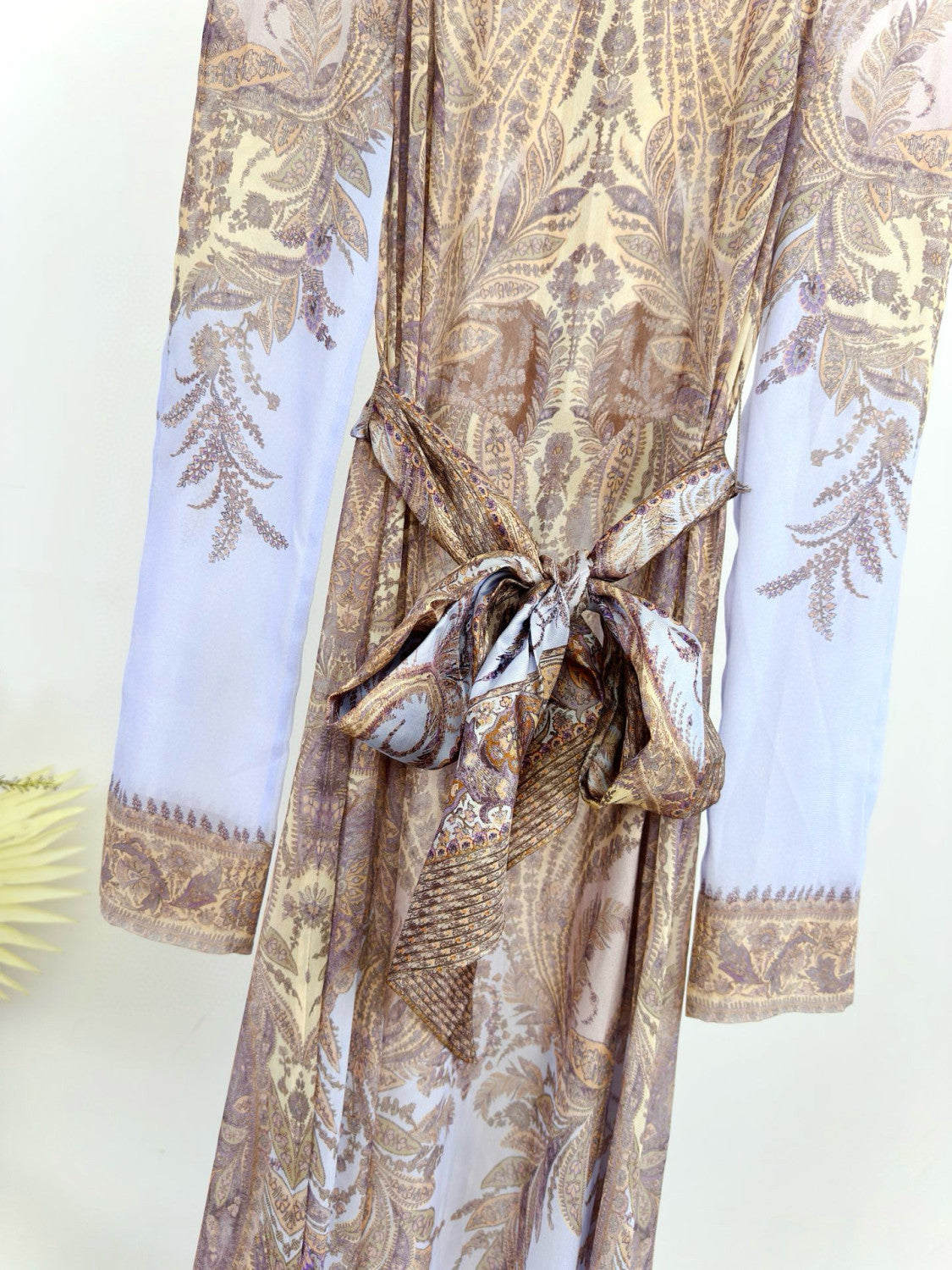 Zimmermann Hypnotic Sheath Dress Lilac Paisley #327394