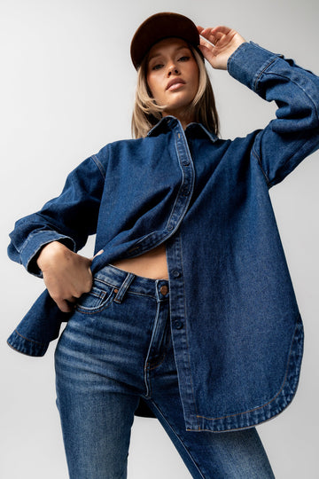 Maddy Oversized Button Up