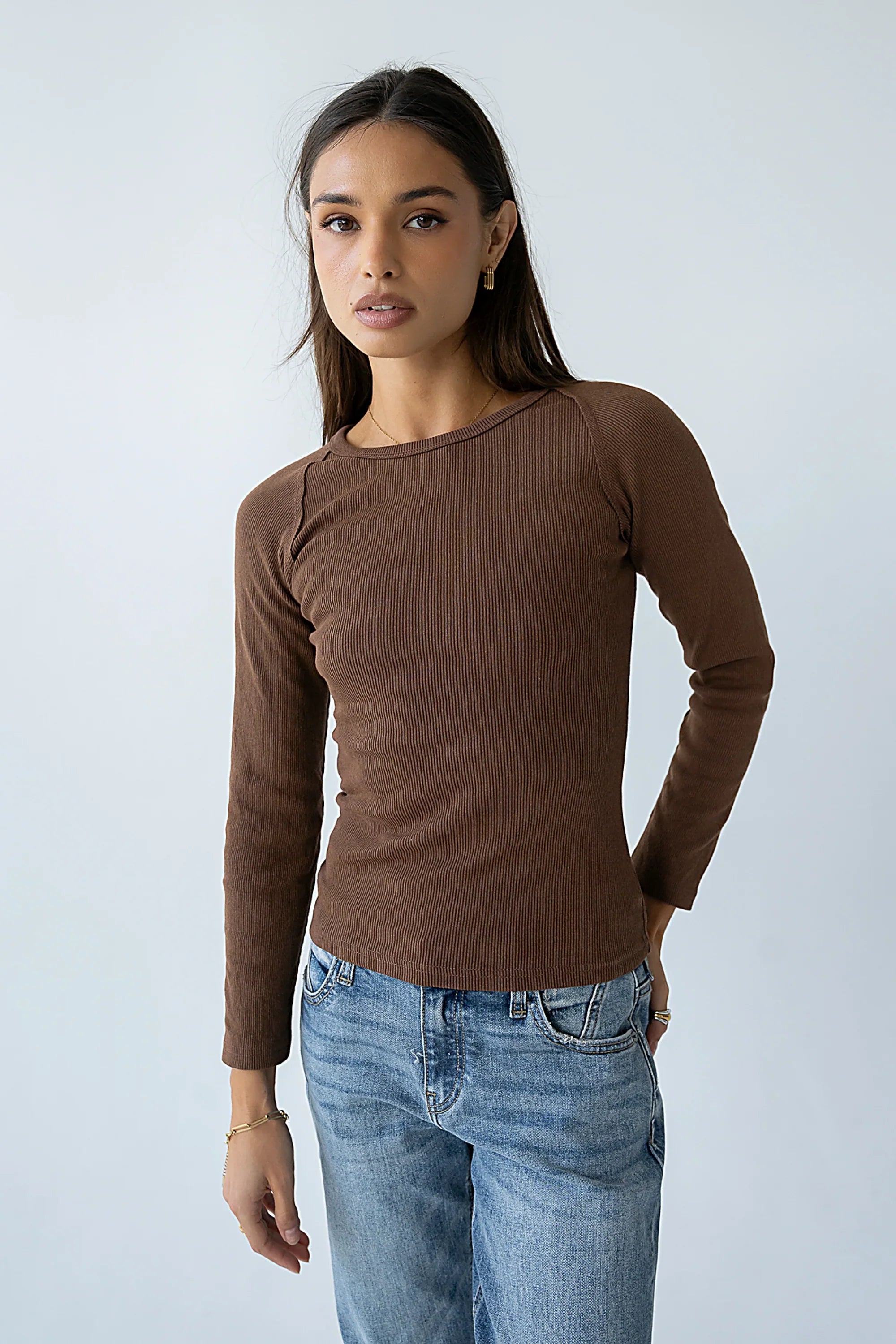 Cameron Top in Brown