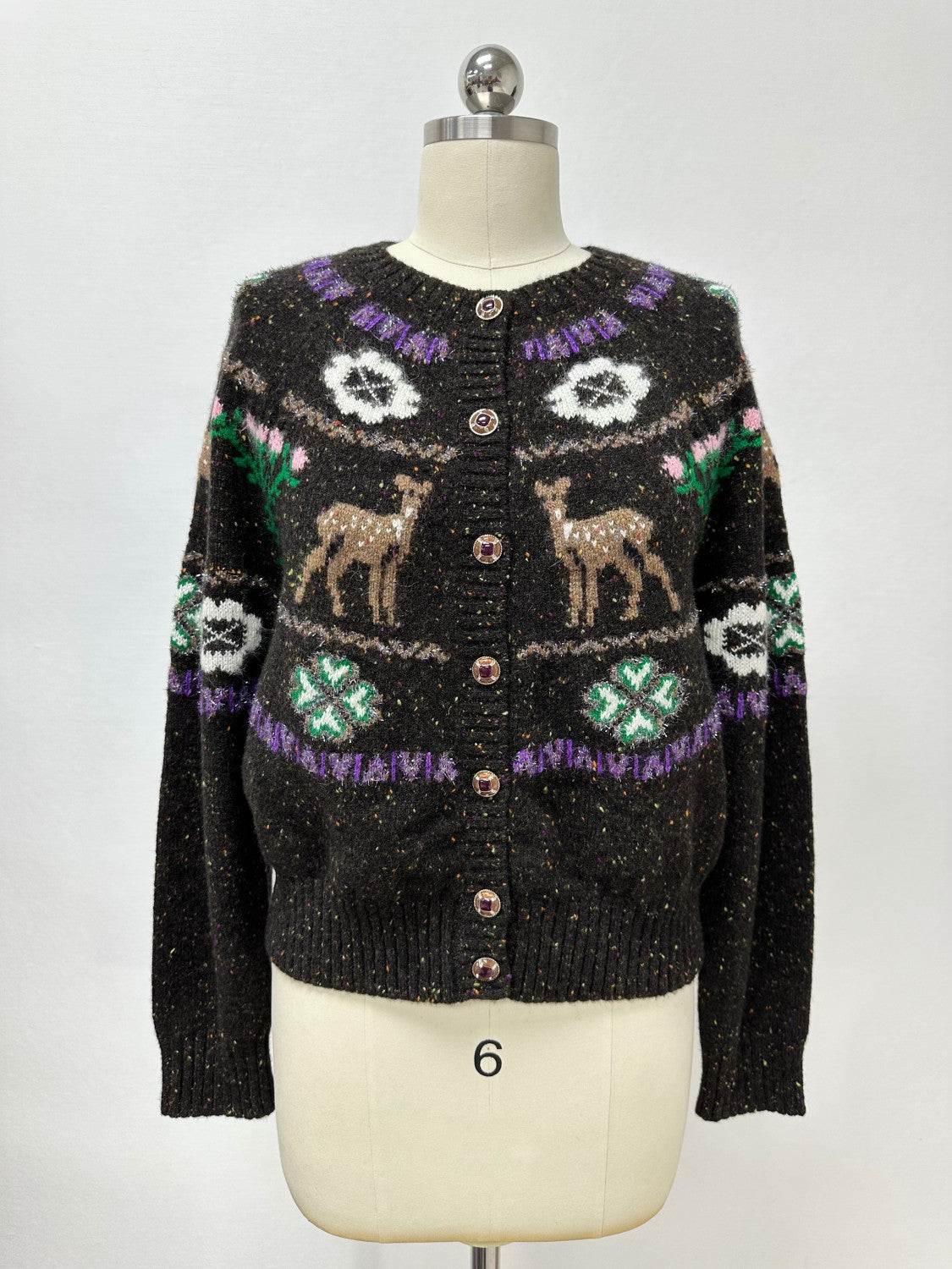 Chanel Cashmere Cardigan Brown #334446