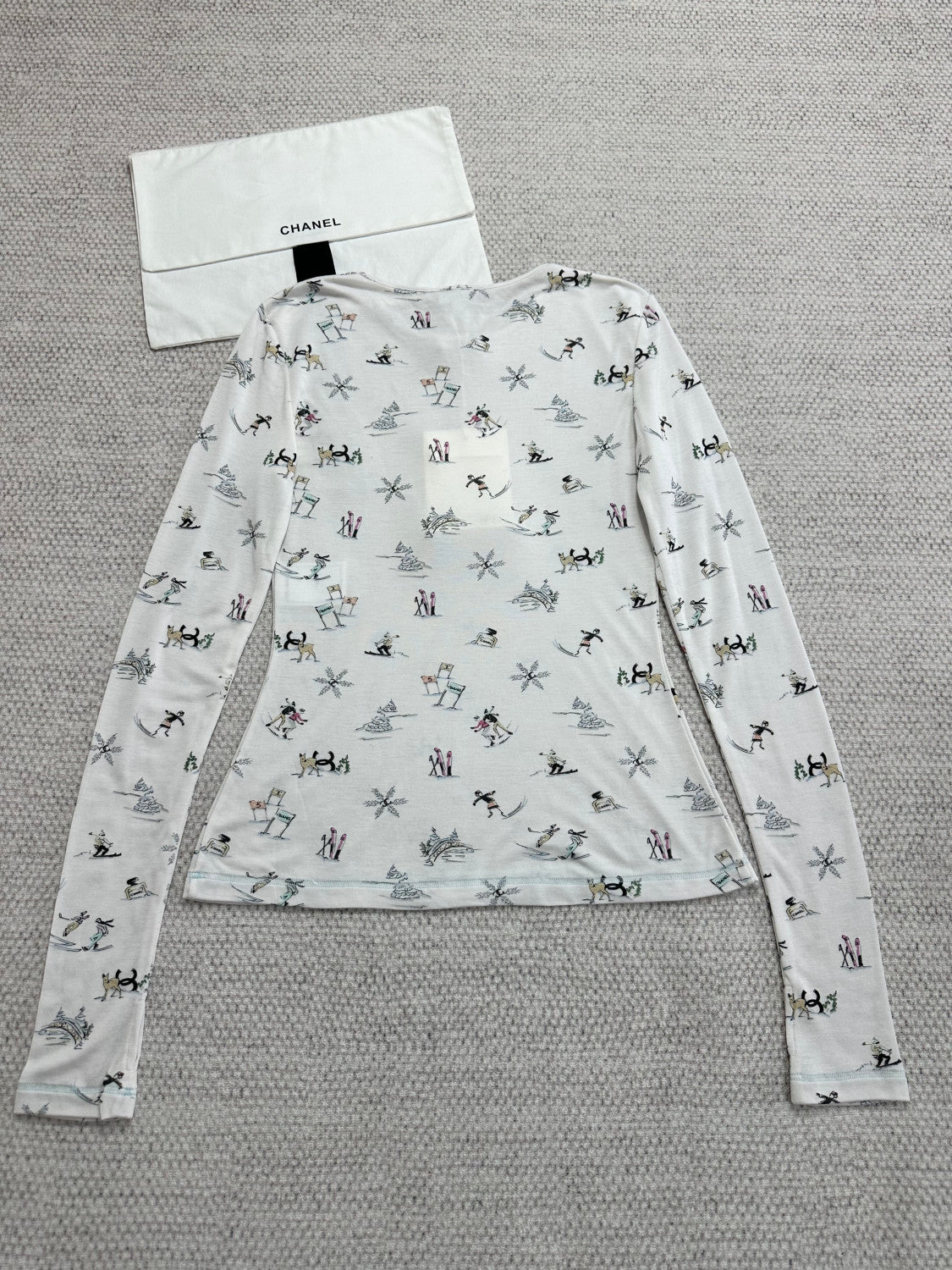 Chanel 25N Ski Crew Neck Bottoming Shirt #333932