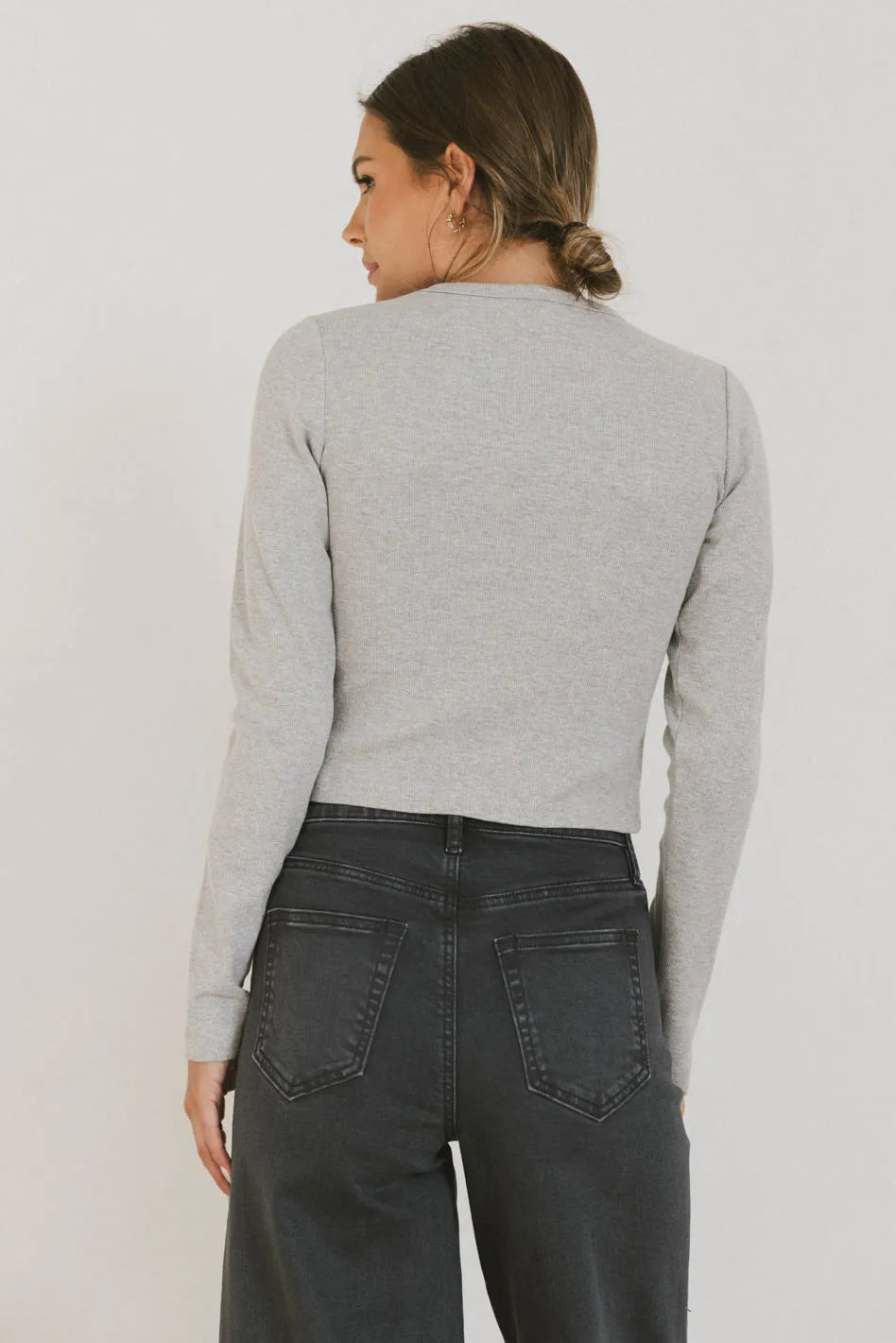 Hallie Top in Grey