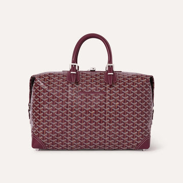 GOYARD Bowling45 Men's And Women's Fashion Classic All-over Print Zipper Closure Canvas Leather Oversized Travel Bag Bags BOWLIN045TY33CL33P #78364