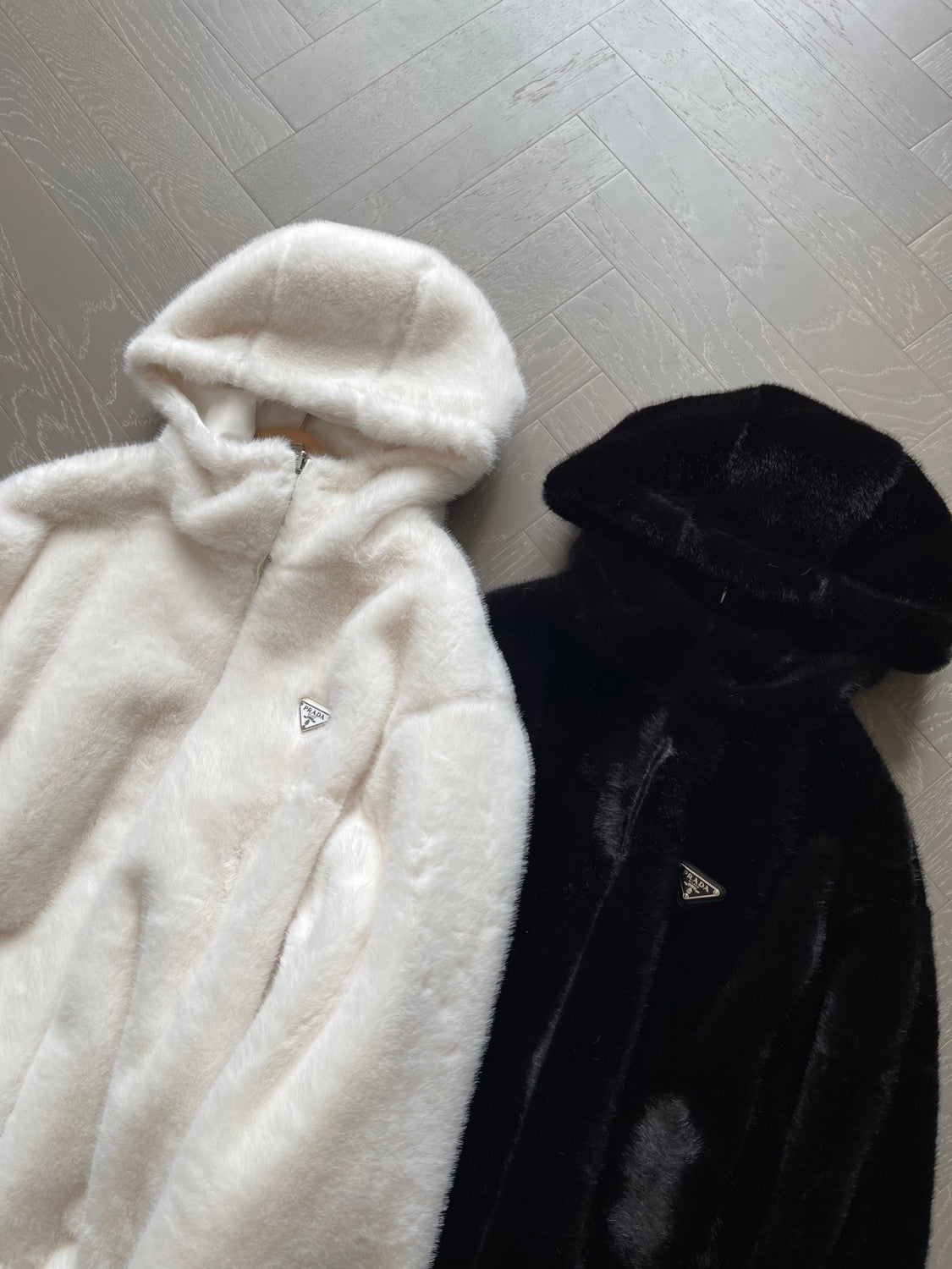 Prada White Reversible Aspen Jacket #336216